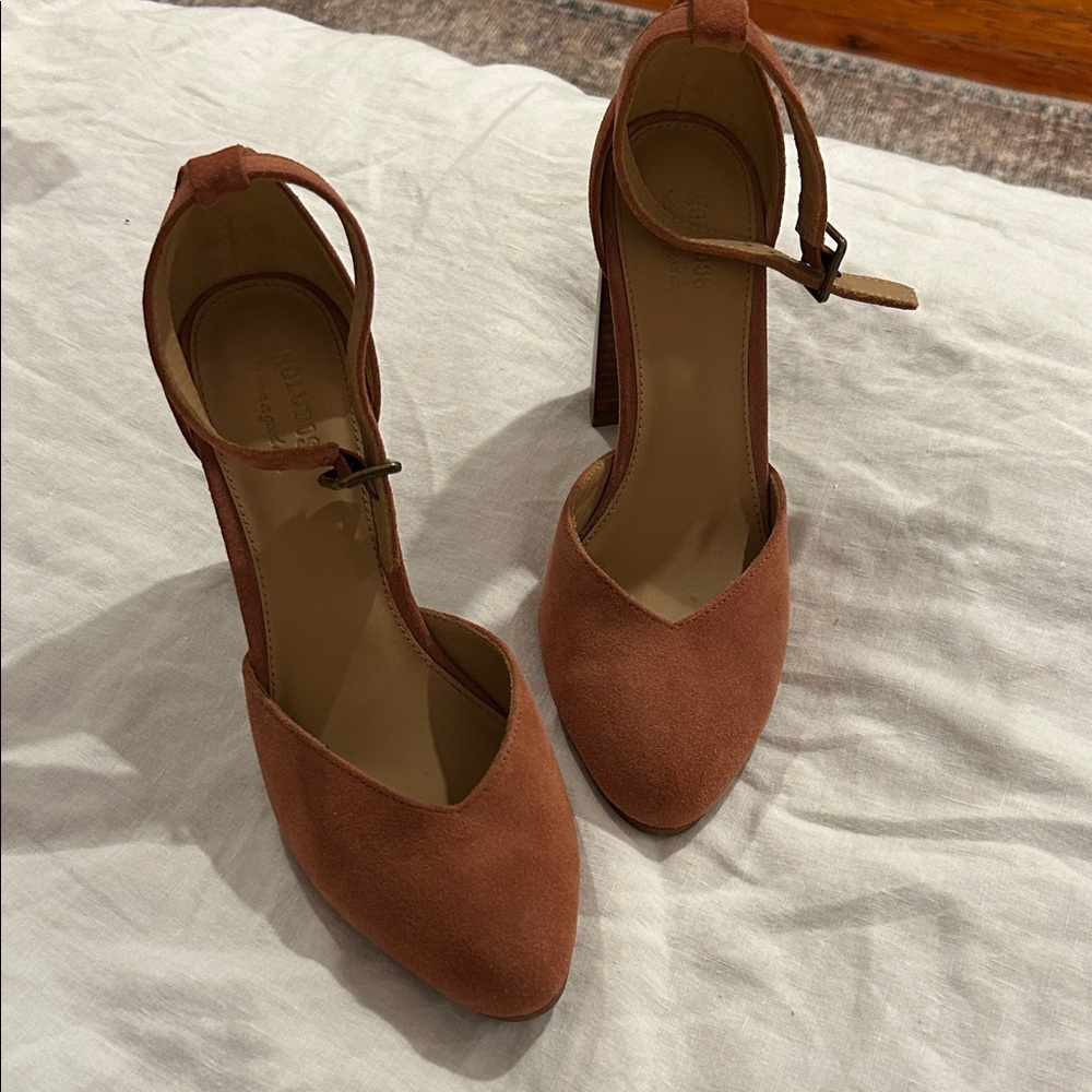 Soludos pink Suede Heels